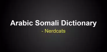 Arabic Somali Dictionary
