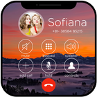 Phone X Dialer : Phone X Call Screen icône