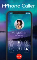 Phone X Dialer : Phone X Call Screen Affiche