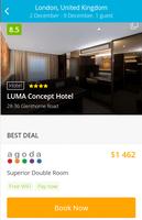 برنامه‌نما Cheap Hotel Booking عکس از صفحه