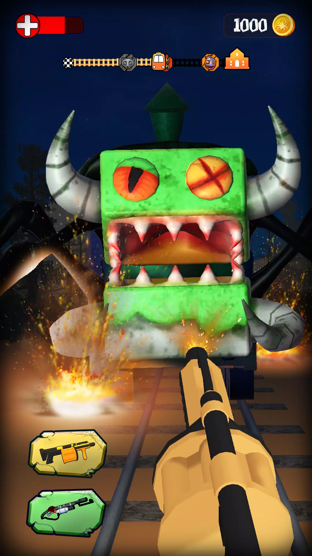 Spider Train: Survival Shoot for Android - Free App Download