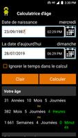 Calculateur d'age - Rappel d'anniversaire, gratuit capture d'écran 1