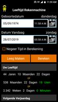 Leeftijd Rekenmachine screenshot 1