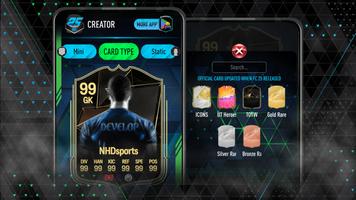 FC 25 Card Creator پوسٹر
