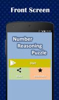 Number Reasoning Puzzle Affiche