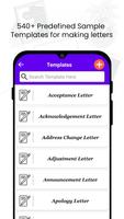 Letter Templates ภาพหน้าจอ 1