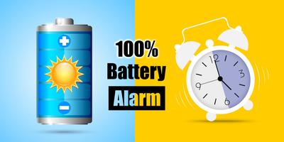 Battery Full Charge Alarm Affiche
