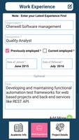 CV Maker Resume Builder App Free Curriculum Vitae スクリーンショット 3