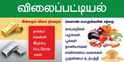 Tamilnadu Market Rates Affiche