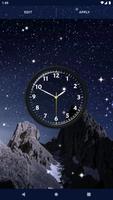 Night Sky Clock Wallpapers captura de pantalla 3