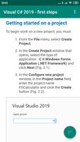 Visual C# 2019 - first steps capture d'écran 3