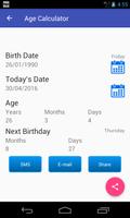 Age Calculator স্ক্রিনশট 1