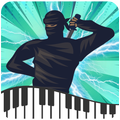 Piano Ninja Tiles  The Samurai Sword Game