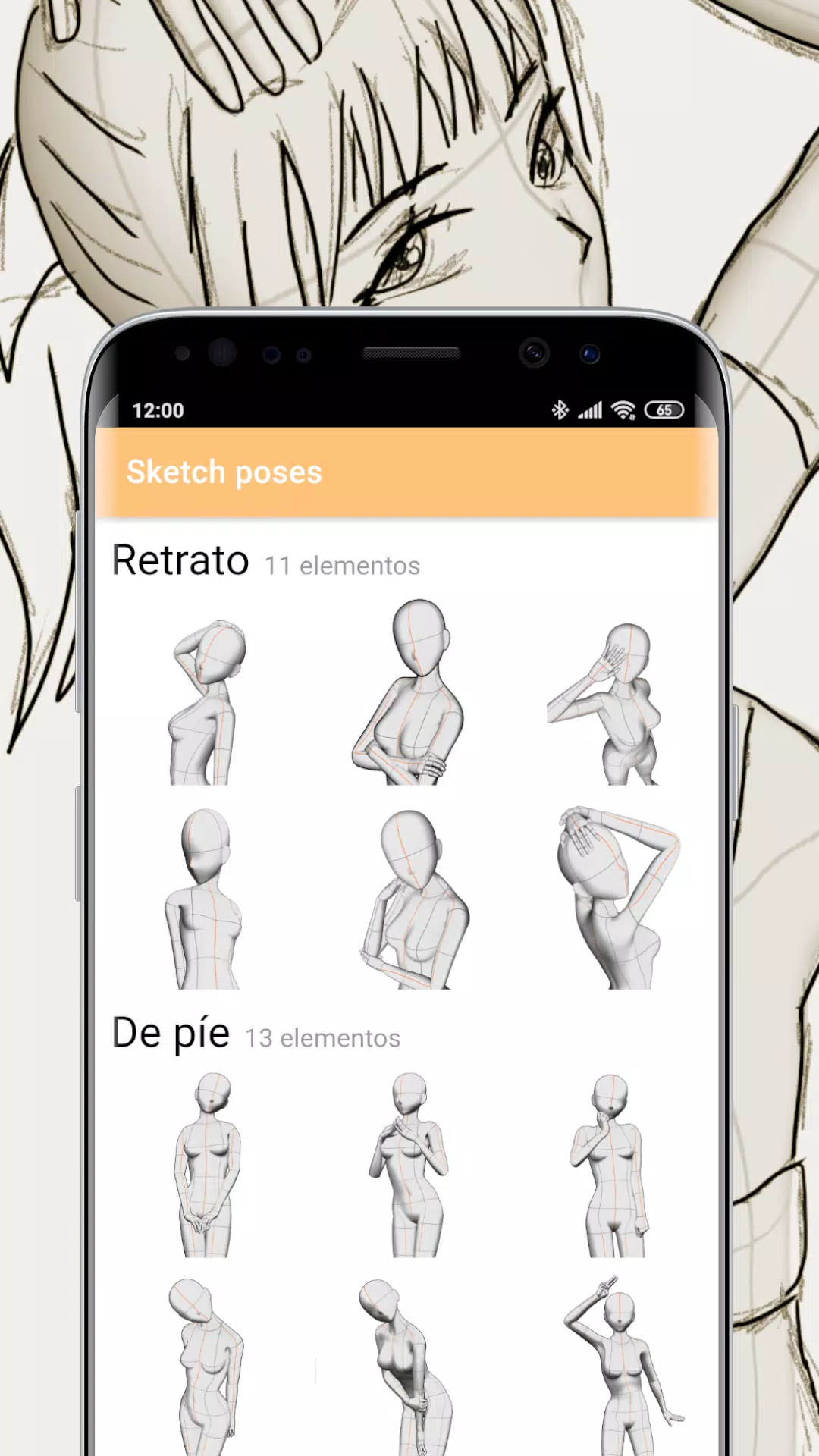 Download do APK de Referência de pose de anime para Android