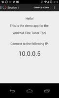 Android Fine Tuner - Demo App ポスター