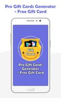 Pro Gift Cards Generator - Free Gift Card Affiche