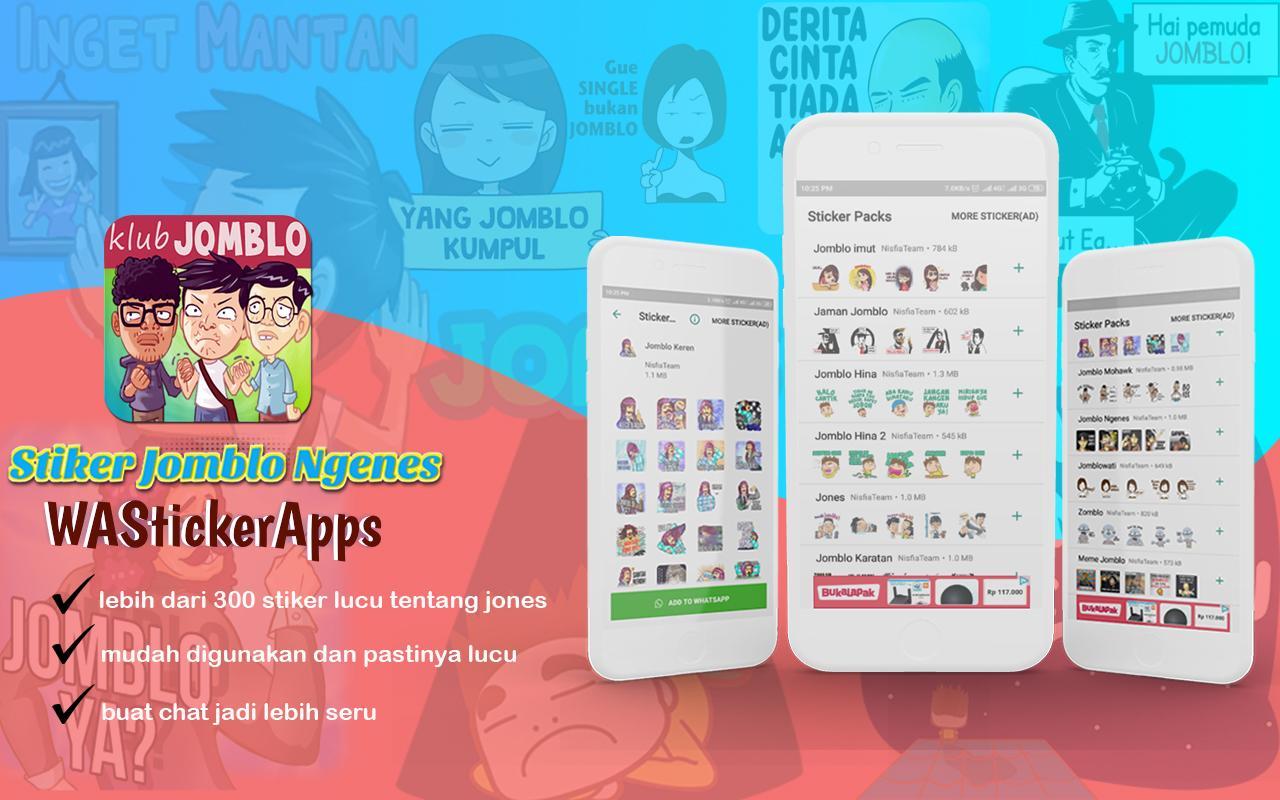 Sticker Jomblo Ngenes Sticker Lucu Untuk Wa For Android Apk