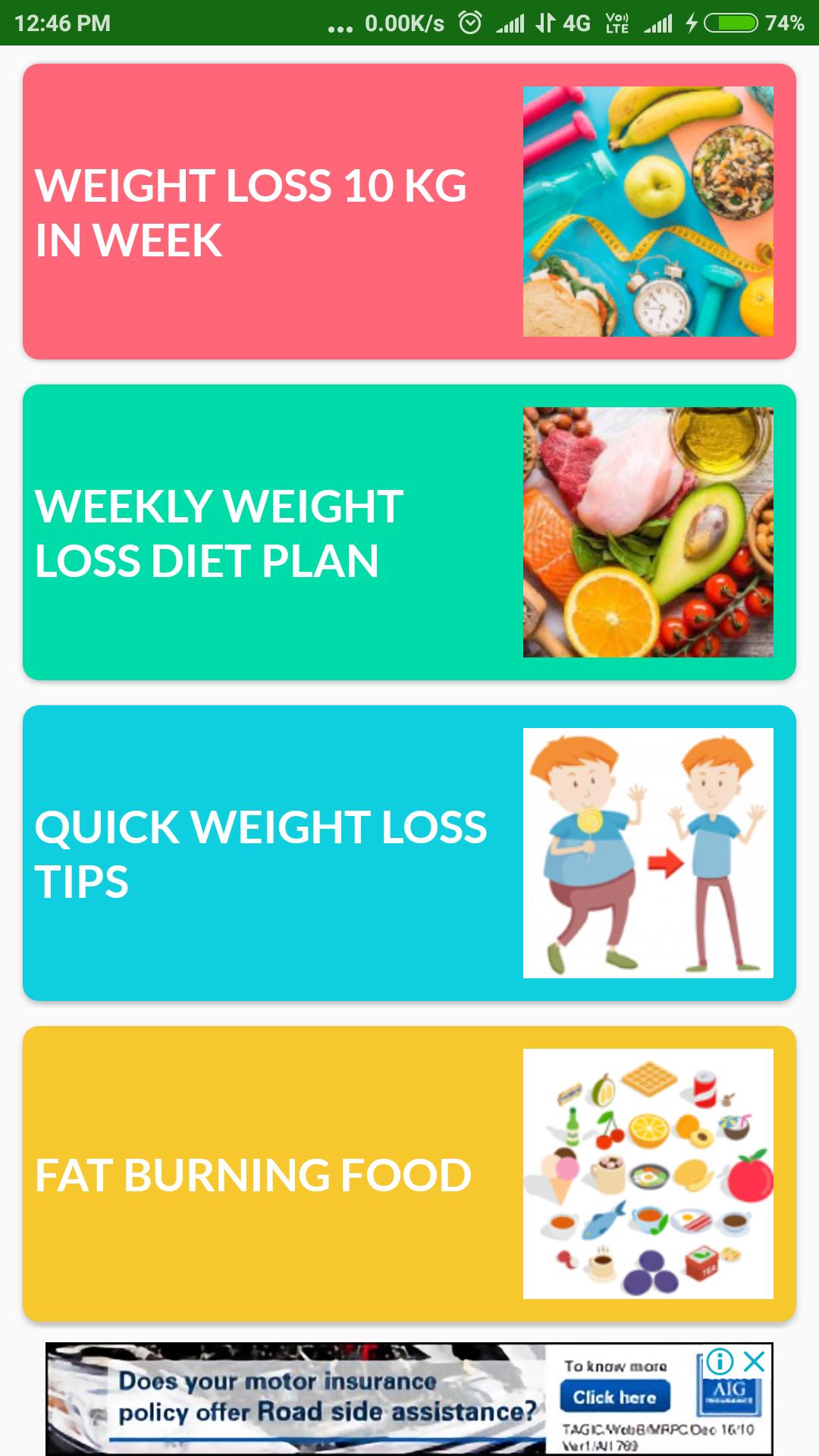 quick weight loss diet plan