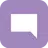 RGB 485 심플 파스텔 보라 - 카카오톡 테마 APK