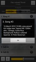BirdSounds Costa Rica Lite スクリーンショット 1