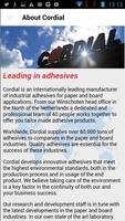 Cordial adhesives syot layar 2