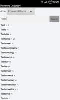 Rhyme Reverse Dictionary Pro capture d'écran 3