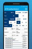 B777 B787 Landing Distance Cal โปสเตอร์