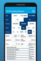 B777 B787 Landing Distance Cal ภาพหน้าจอ 1