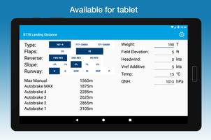 B777 B787 Landing Distance Cal screenshot 3