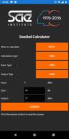 SAE Decibels Calculator الملصق