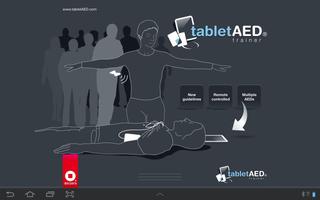 TabletAED trainer Multiple AED-poster