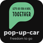 pop-up-car - autodelen simgesi