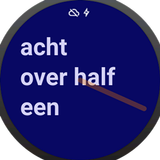 NL text Watch Face icon