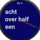 NL text Watch Face icon