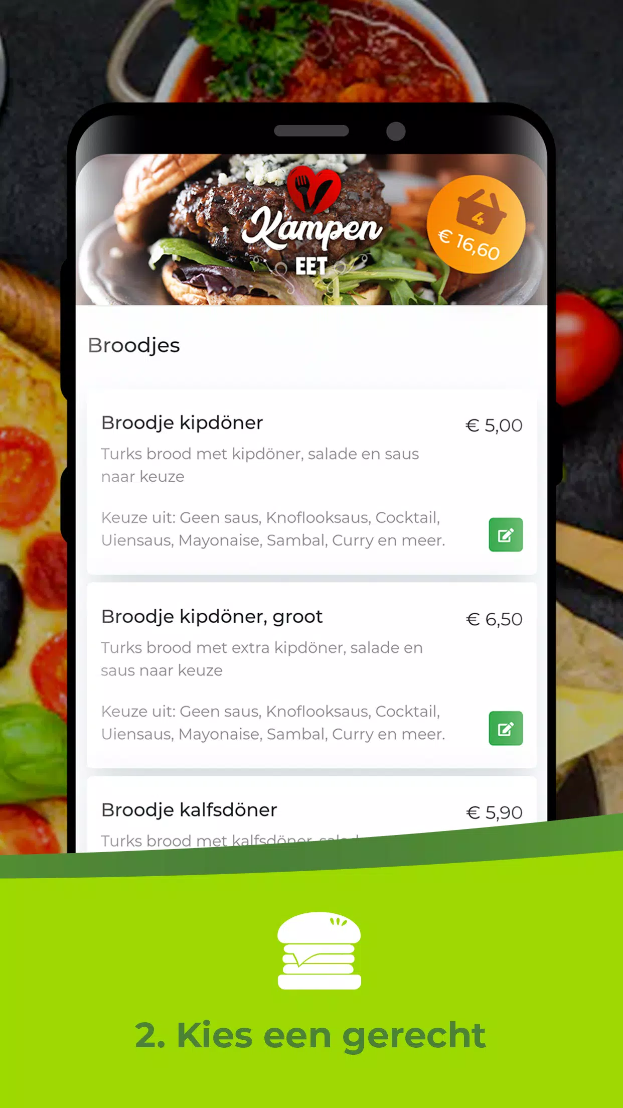 Kampen-eet.nl - Online eten bestellen in Kampen APK für Android  herunterladen