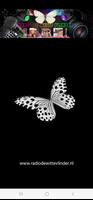 Radio de witte vlinder poster