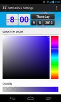 Retro Clock Settings screenshot 2