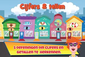 cijfers, getallen - juf Jannie Affiche