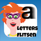 Juf Jannie - letters flitsen icône