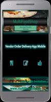 Vendor Order Delivery App MultiFoodShop Affiche