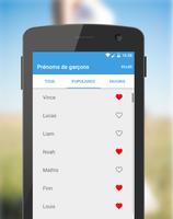 Prenoms de bebes Belgique capture d'écran 1