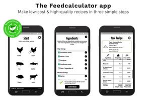 Feed Calculator for livestock plakat