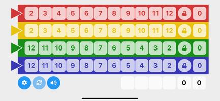 Qwixx Sheet पोस्टर