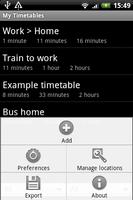 My Timetables Free پوسٹر