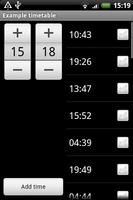 My Timetables Free capture d'écran 1