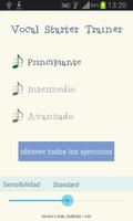 Empezar Cantar Entrenador captura de pantalla 1
