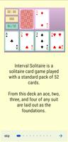 3 Schermata Interval Solitaire