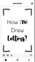 Hand lettering ideas & tracing постер