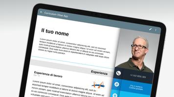 2 Schermata Curriculum Vitae App