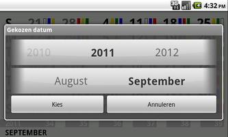 shiftcalendar TATA NL (FREE) screenshot 1